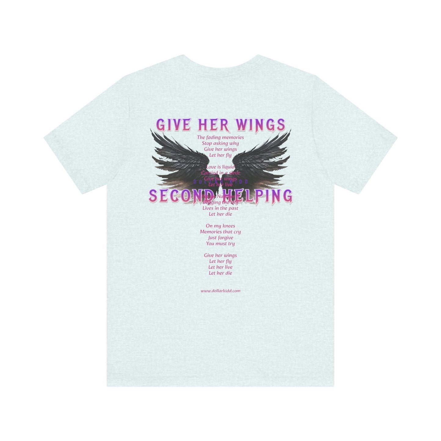 Give Her Wings Unisex Jersey Short Sleeve Tee