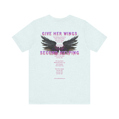 Give Her Wings Unisex Jersey Short Sleeve Tee