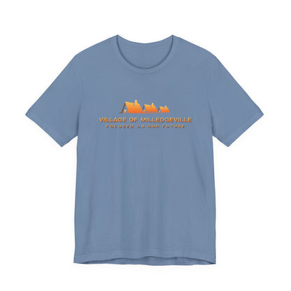 Focused on Our Future - Biker Back - Unisex Jersey Short Sleeve Tee