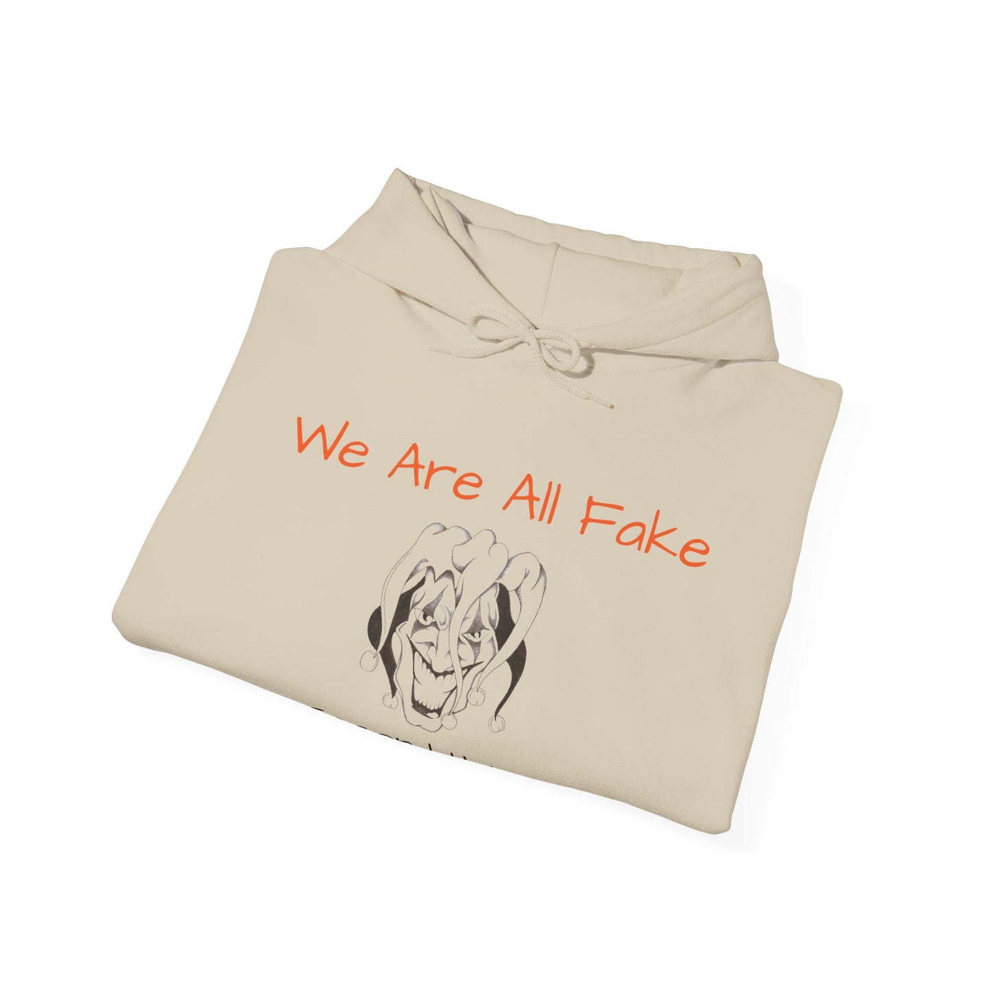 We Are All Fake Unisex Heavy Blend™ Hooded Sweatshirt