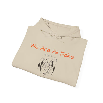 We Are All Fake Unisex Heavy Blend™ Hooded Sweatshirt