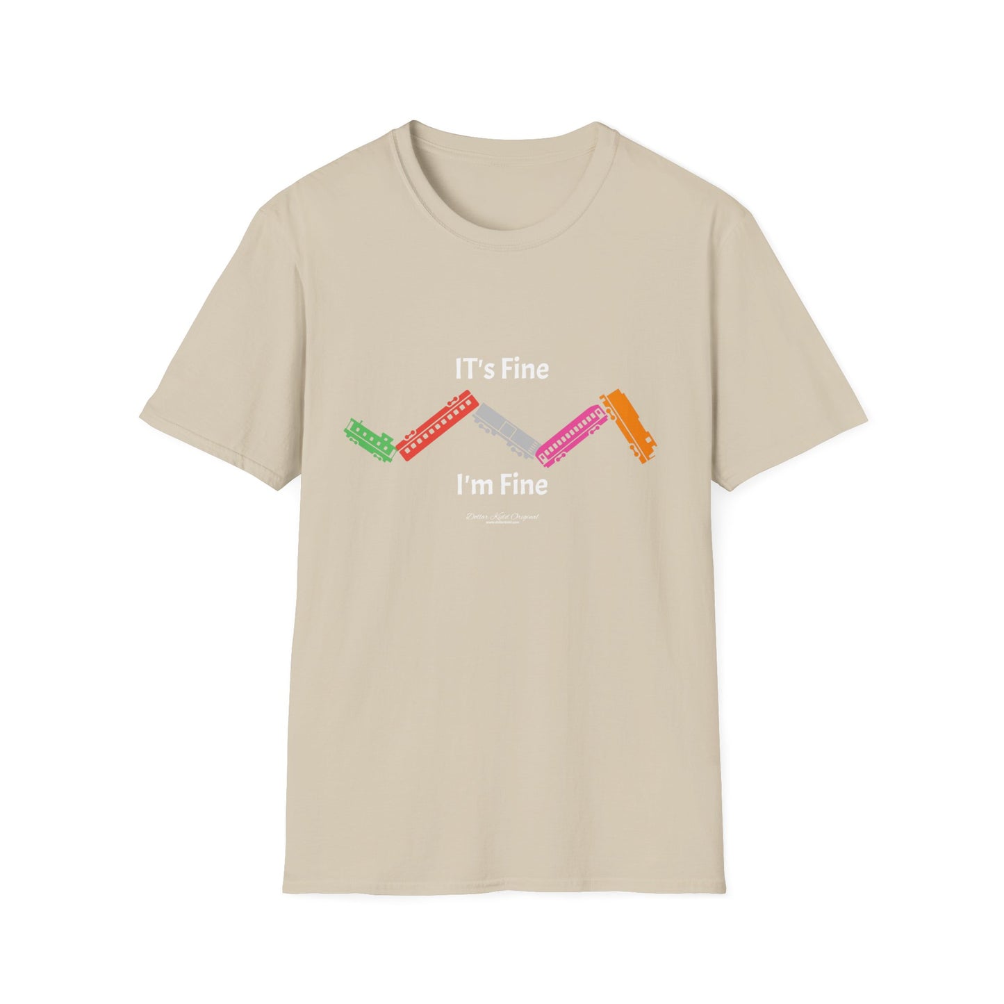 KO - It's Fine I'm Fine - Unisex Softstyle T-Shirt
