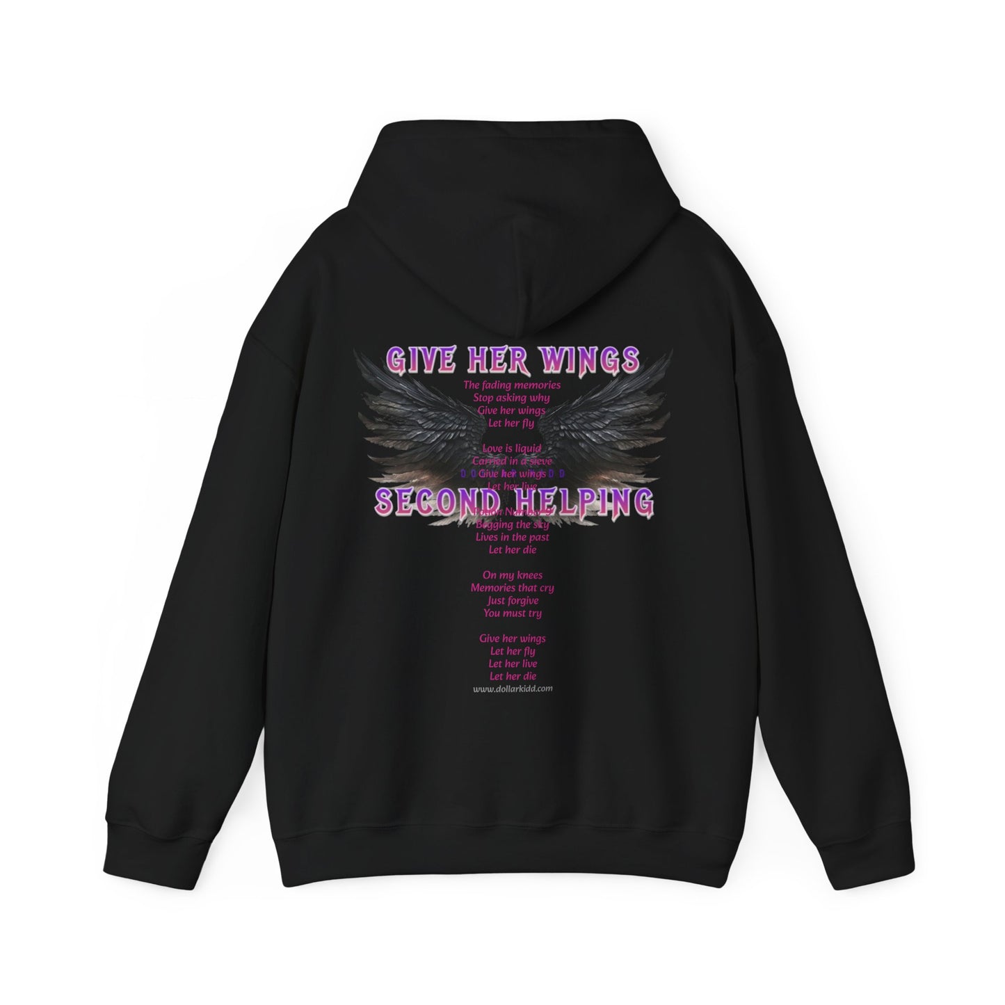 Give Her Wings Unisex Heavy Blend™ Hooded Sweatshirt