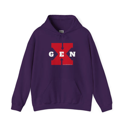 Gen X - 01 Big Red Unisex Heavy Blend™ Hooded Sweatshirt