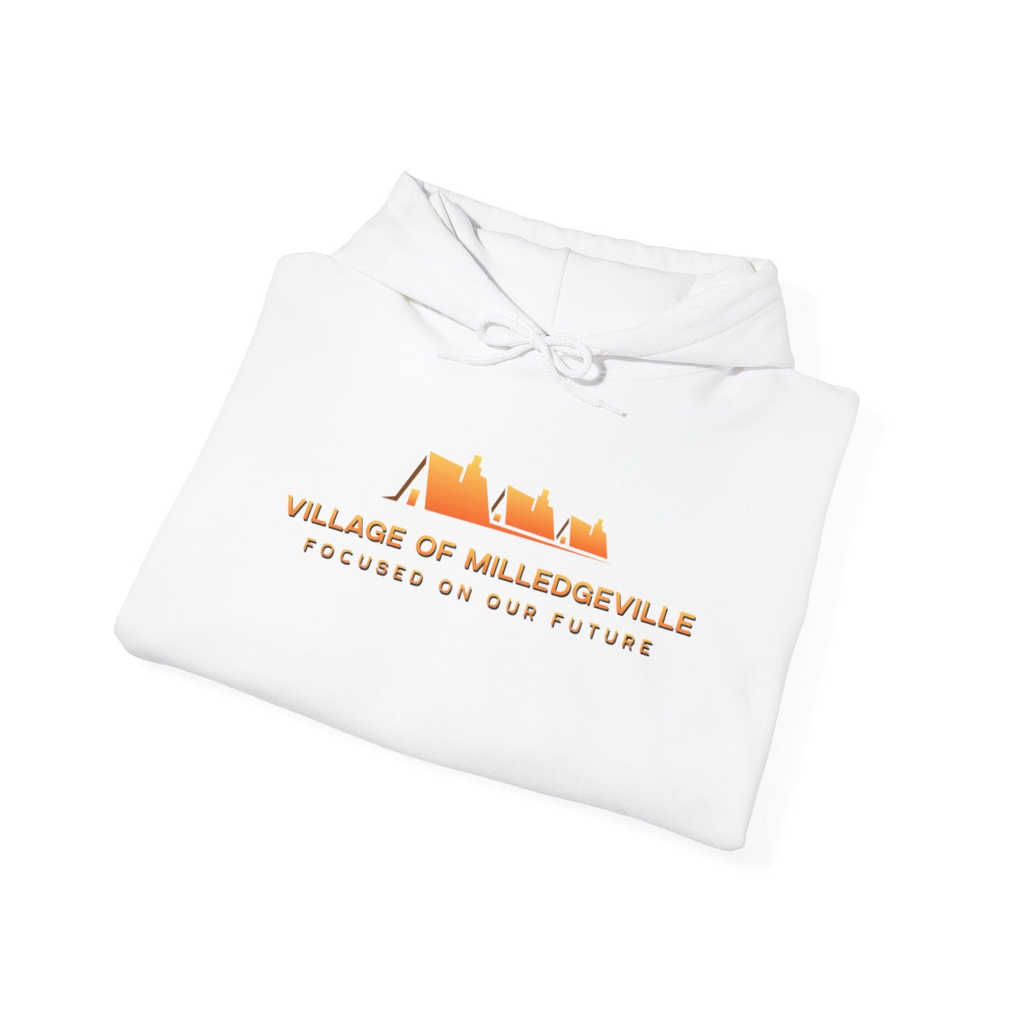 Focused on Our Future - Biker Back- Unisex Heavy Blend™ Hooded Sweatshirt