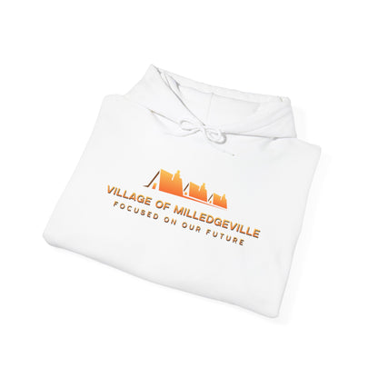 Focused on Our Future - Biker Back- Unisex Heavy Blend™ Hooded Sweatshirt