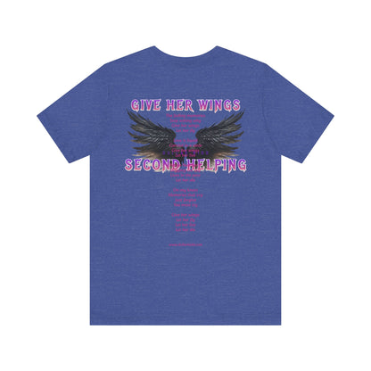 Give Her Wings Unisex Jersey Short Sleeve Tee