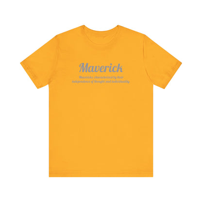 Maverick - Maverick Unisex Jersey Short Sleeve Tee