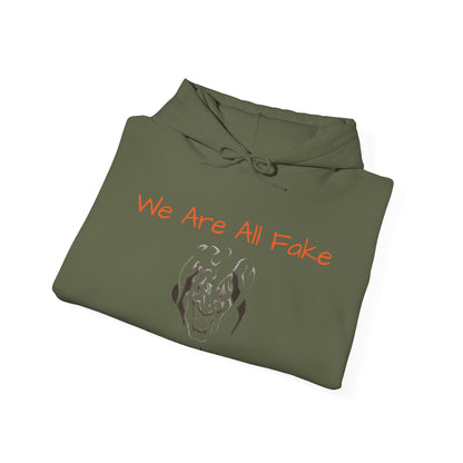 We Are All Fake Unisex Heavy Blend™ Hooded Sweatshirt