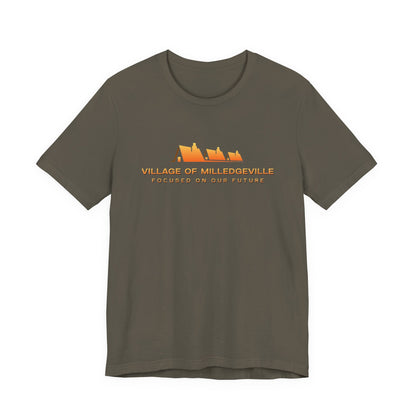 Focused on Our Future - Biker Back - Unisex Jersey Short Sleeve Tee