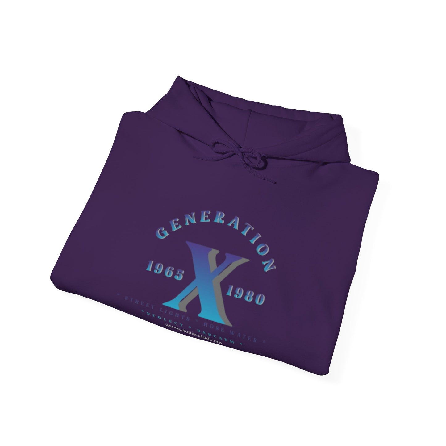 Gen X - 01 Blue Unisex Heavy Blend™ Hooded Sweatshirt