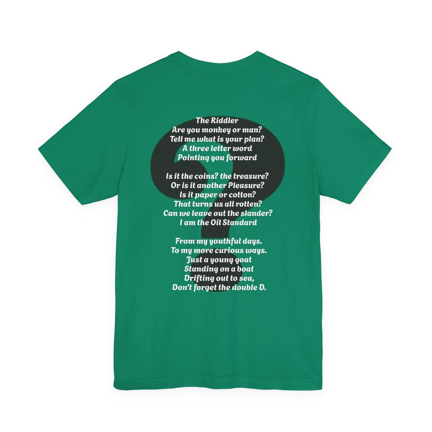 Riddle Me This Unisex Jersey Short Sleeve Tee
