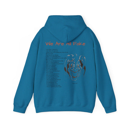 We Are All Fake Unisex Heavy Blend™ Hooded Sweatshirt