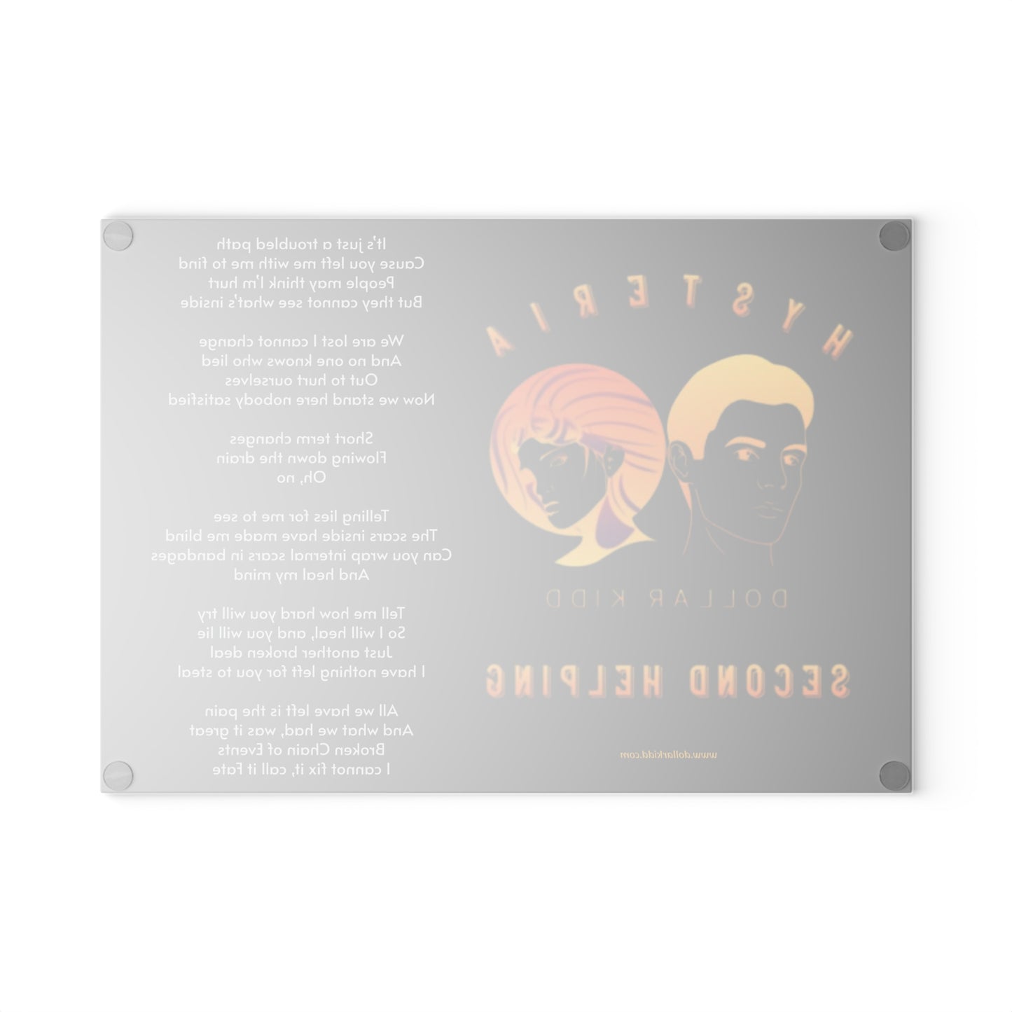 Hysteria - Glass Cutting Board