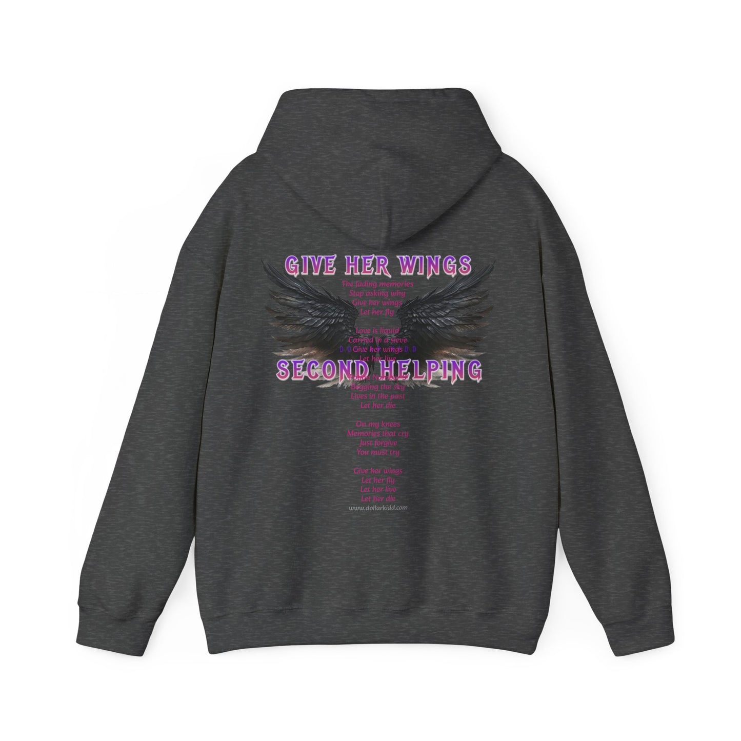 Give Her Wings Unisex Heavy Blend™ Hooded Sweatshirt
