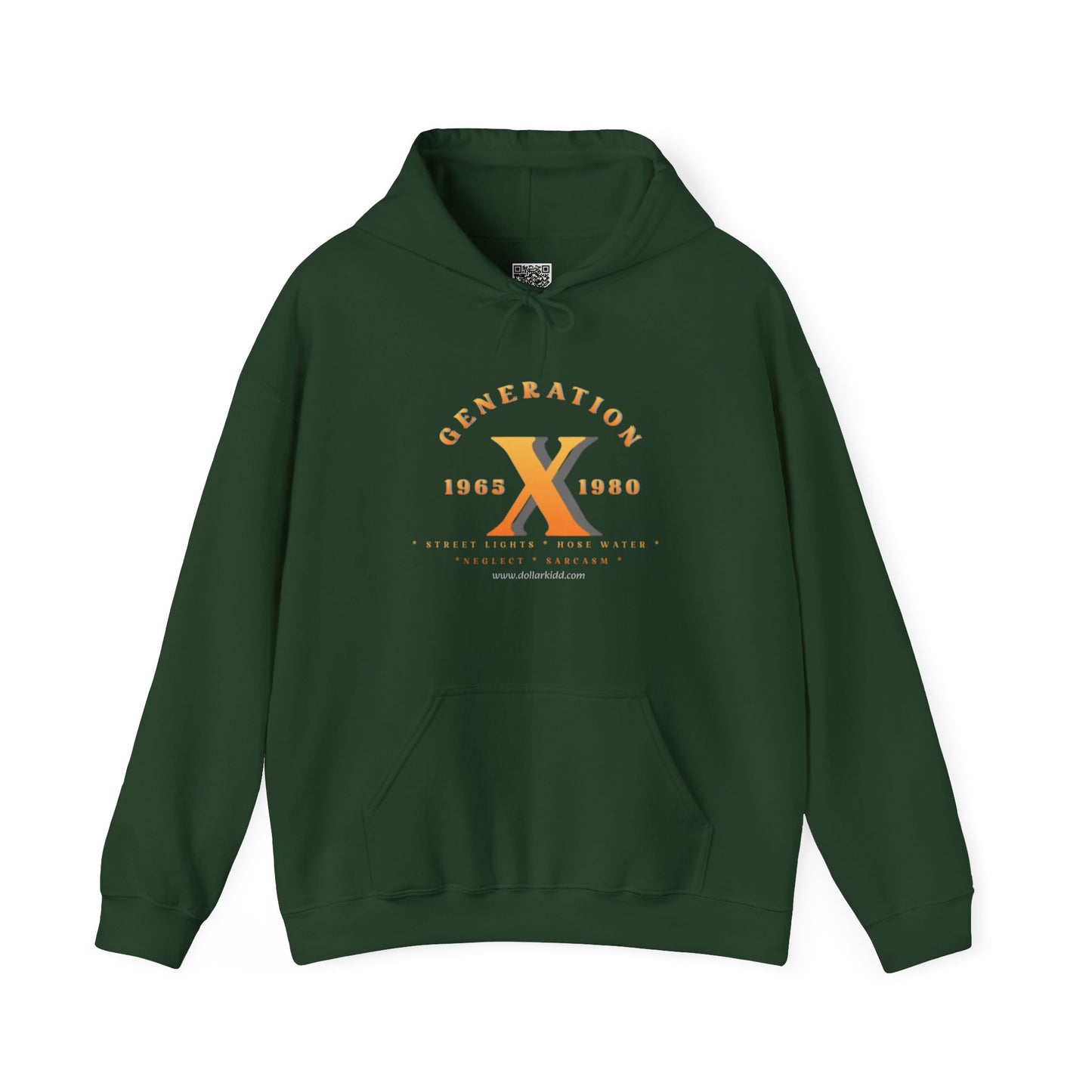 Gen X - 01 Orange Unisex Heavy Blend™ Hooded Sweatshirt