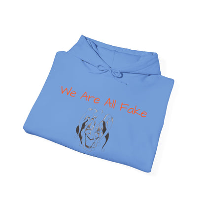 We Are All Fake Unisex Heavy Blend™ Hooded Sweatshirt