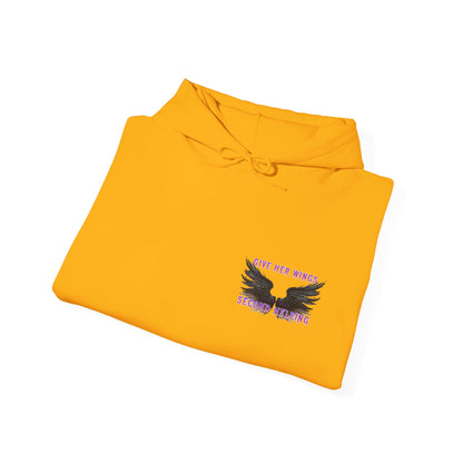 Give Her Wings Unisex Heavy Blend™ Hooded Sweatshirt