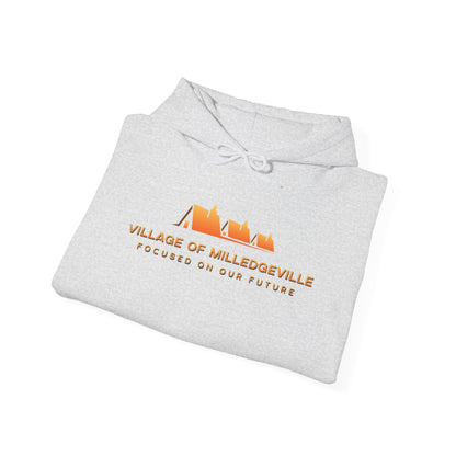 Focused on Our Future - Biker Back- Unisex Heavy Blend™ Hooded Sweatshirt