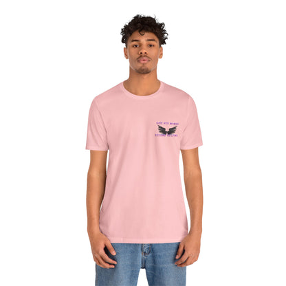 Give Her Wings Unisex Jersey Short Sleeve Tee