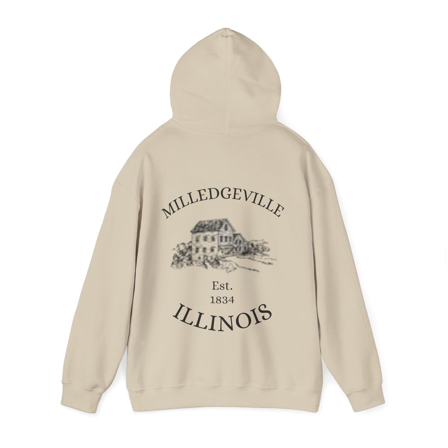 Focused on Our Future - Biker Back- Unisex Heavy Blend™ Hooded Sweatshirt