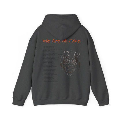 We Are All Fake Unisex Heavy Blend™ Hooded Sweatshirt