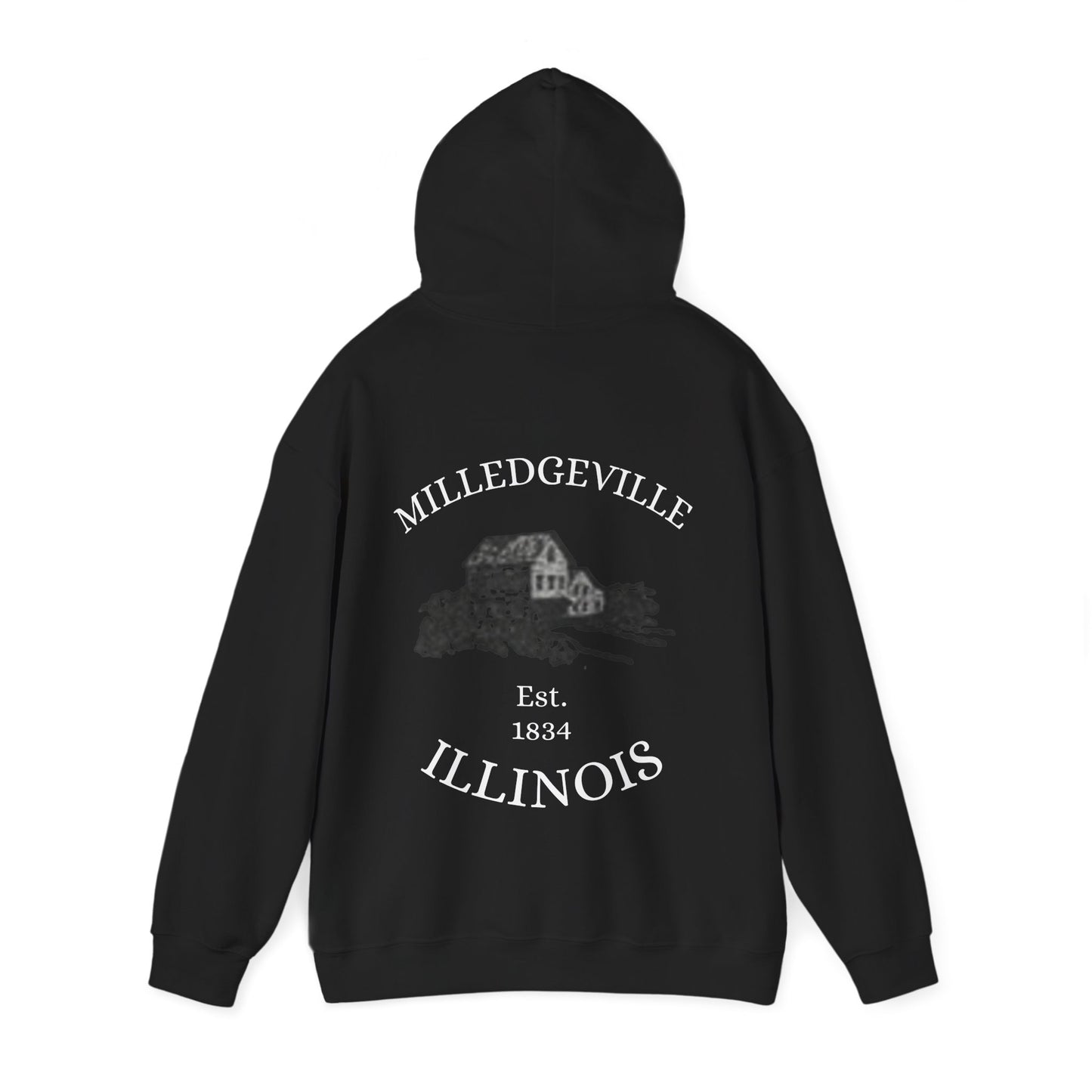 Focused on Our Future - Biker Back- Unisex Heavy Blend™ Hooded Sweatshirt