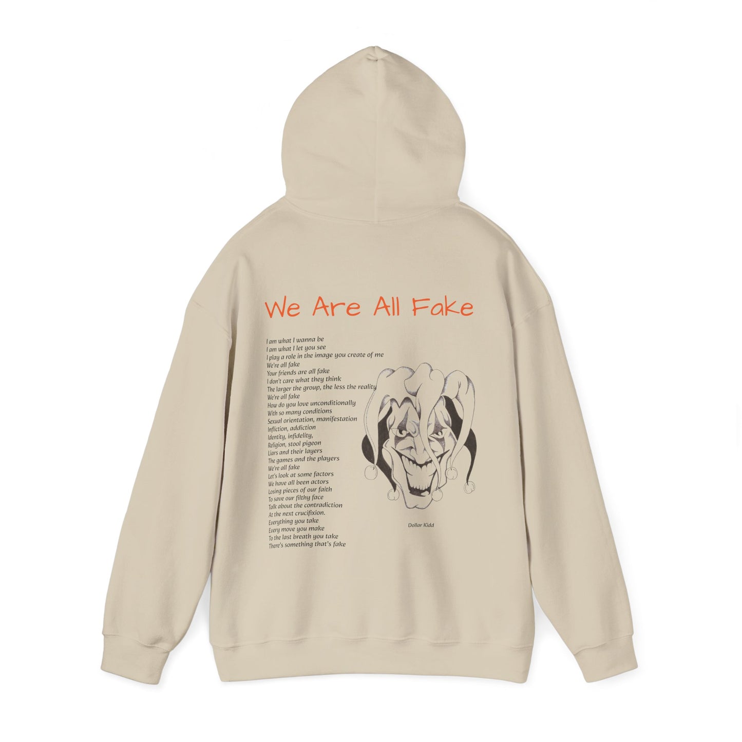 We Are All Fake Unisex Heavy Blend™ Hooded Sweatshirt
