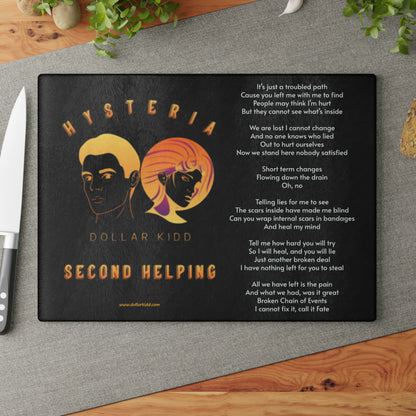 Hysteria - Glass Cutting Board