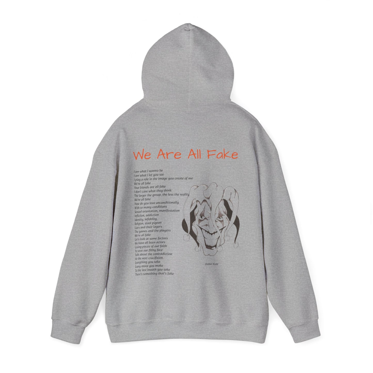 We Are All Fake Unisex Heavy Blend™ Hooded Sweatshirt