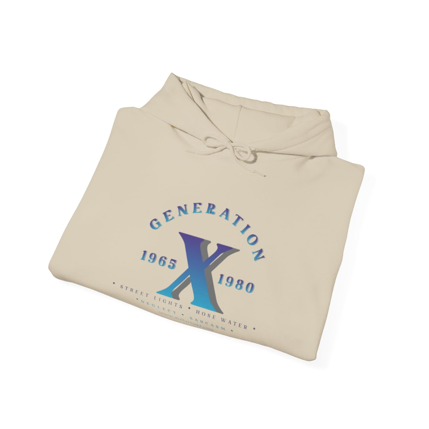 Gen X - 01 Blue Unisex Heavy Blend™ Hooded Sweatshirt