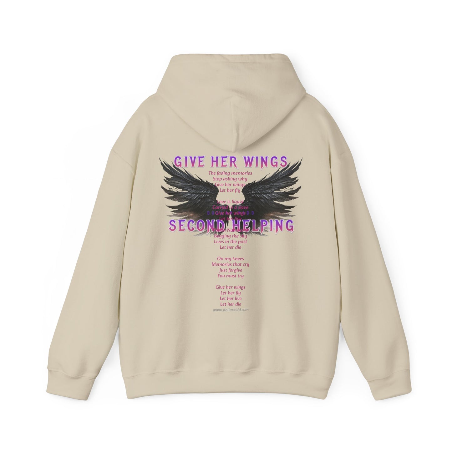 Give Her Wings Unisex Heavy Blend™ Hooded Sweatshirt