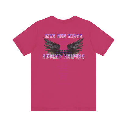Give Her Wings Unisex Jersey Short Sleeve Tee