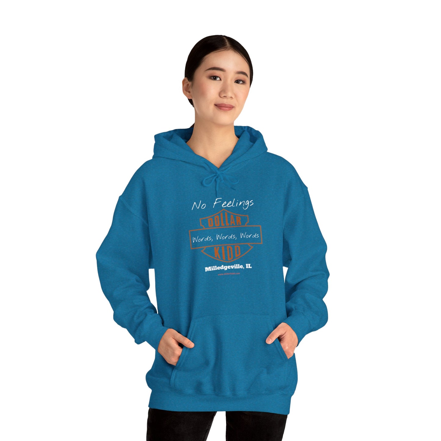 Words Words Words Front Only Unisex Heavy Blend™ Hooded Sweatshirt
