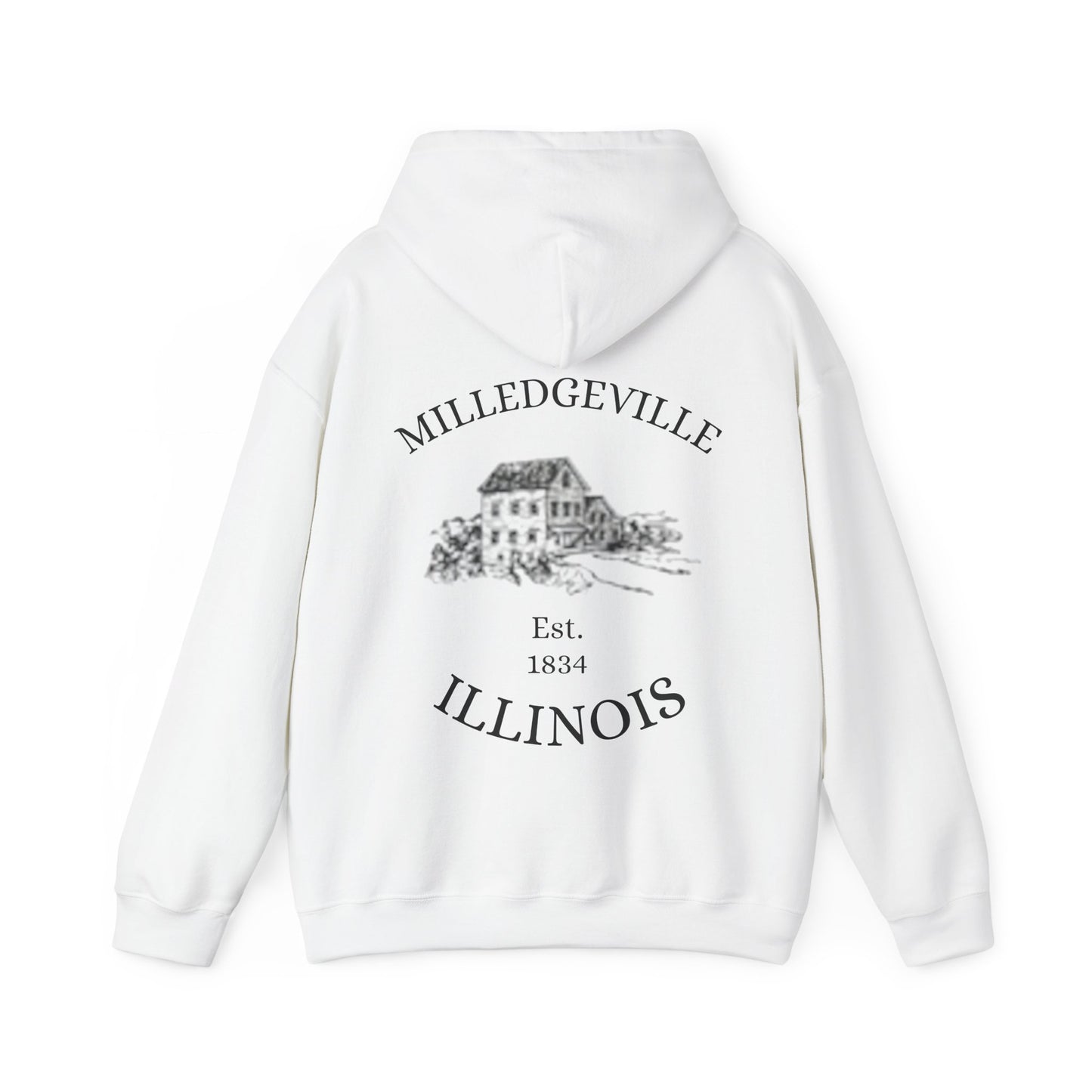 Focused on Our Future - Biker Back- Unisex Heavy Blend™ Hooded Sweatshirt