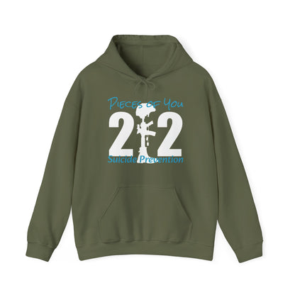 Awareness - Suicide Prevention - 22 Veteran's A Day Unisex Heavy Blend™ Hooded Sweatshirt