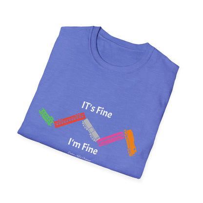 KO - It's Fine I'm Fine - Unisex Softstyle T-Shirt