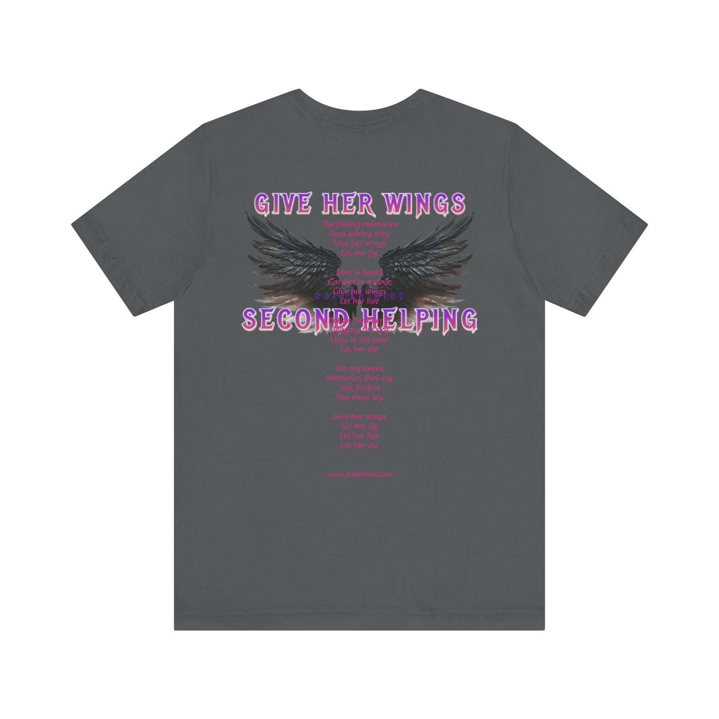Give Her Wings Unisex Jersey Short Sleeve Tee