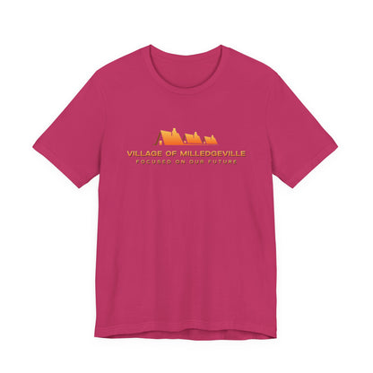 Focused on Our Future - Biker Back - Unisex Jersey Short Sleeve Tee