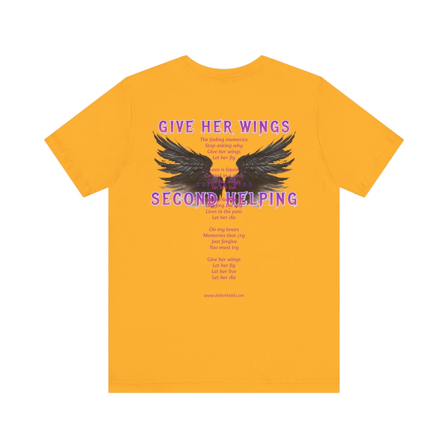 Give Her Wings Unisex Jersey Short Sleeve Tee