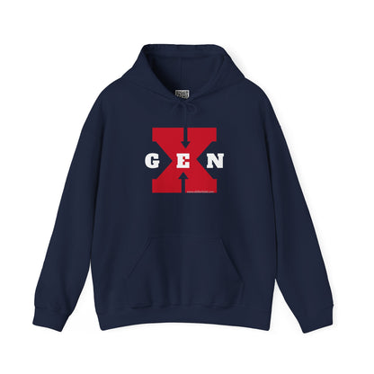 Gen X - 01 Big Red Unisex Heavy Blend™ Hooded Sweatshirt