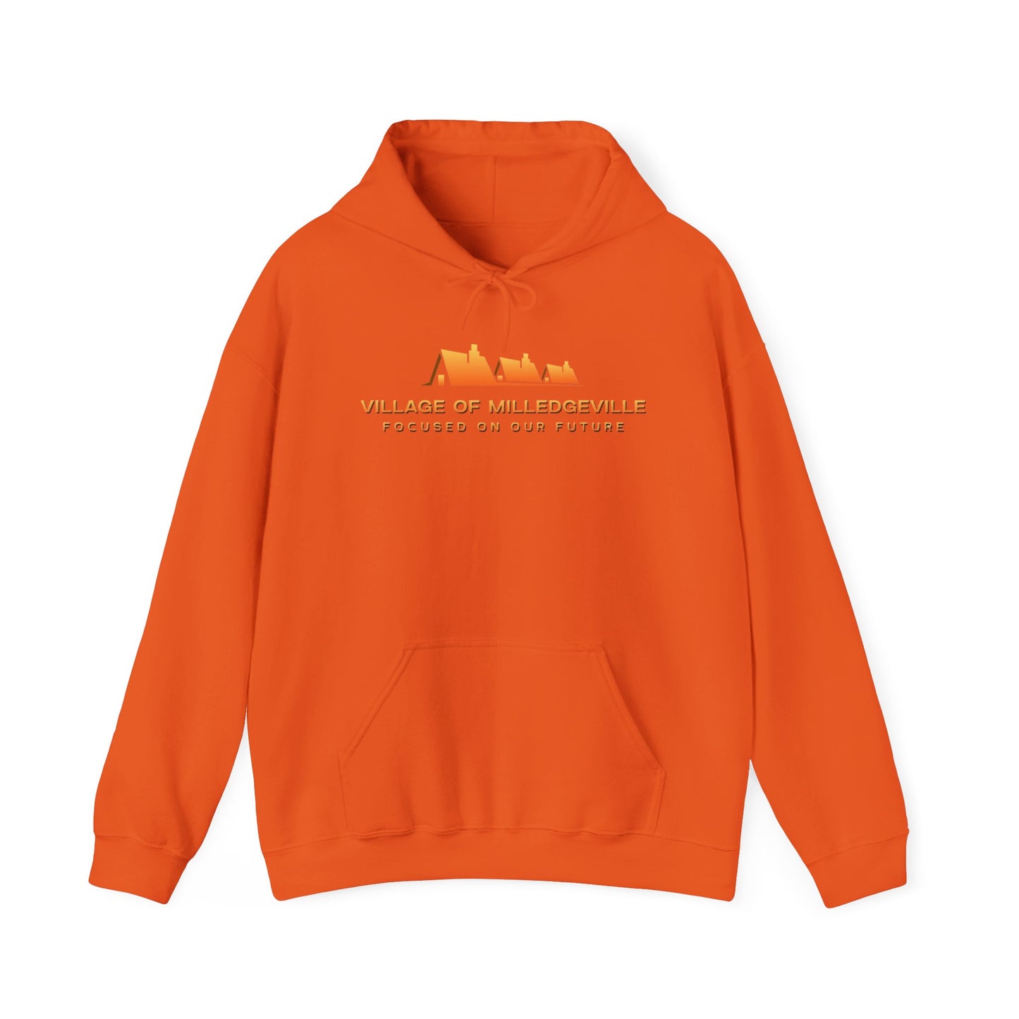 Focused on Our Future - Biker Back- Unisex Heavy Blend™ Hooded Sweatshirt