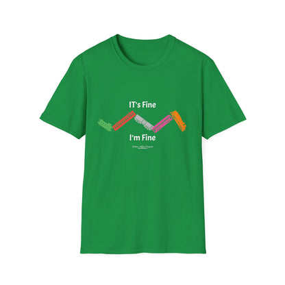 KO - It's Fine I'm Fine - Unisex Softstyle T-Shirt