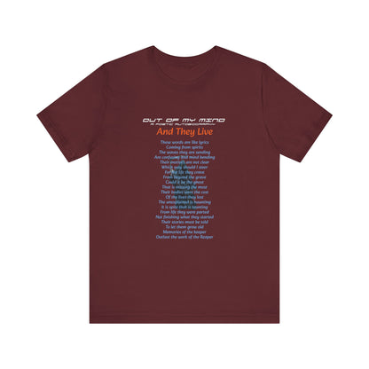 And They Live (front) I Am The Keeper (back) Unisex Jersey Short Sleeve Tee