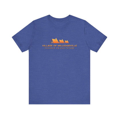 Focused on Our Future - Biker Back - Unisex Jersey Short Sleeve Tee