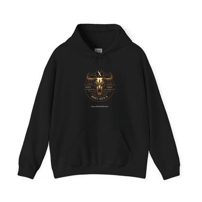 Gen X - Bull Skull A Unisex Heavy Blend™ Hooded Sweatshirt