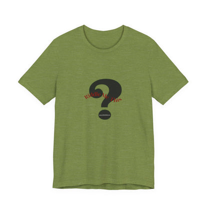 Riddle Me This Unisex Jersey Short Sleeve Tee