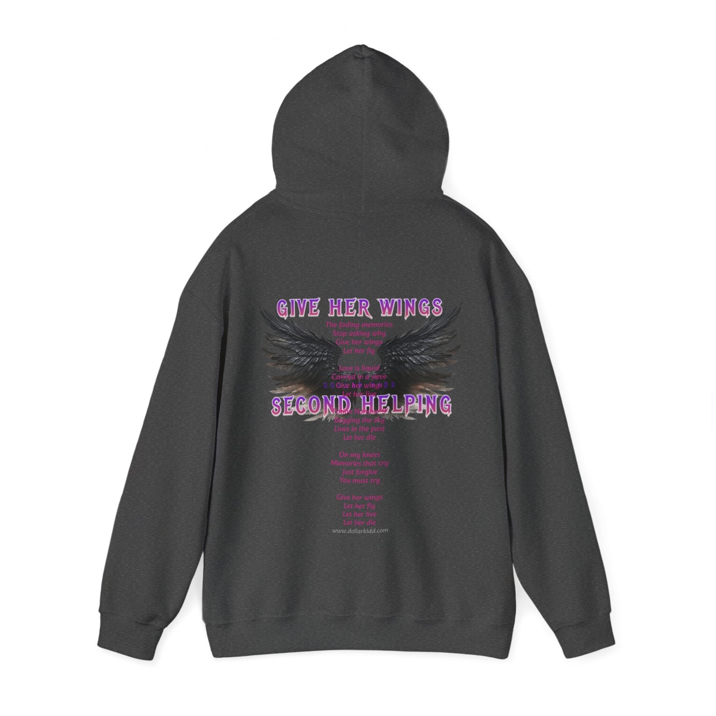 Give Her Wings Unisex Heavy Blend™ Hooded Sweatshirt
