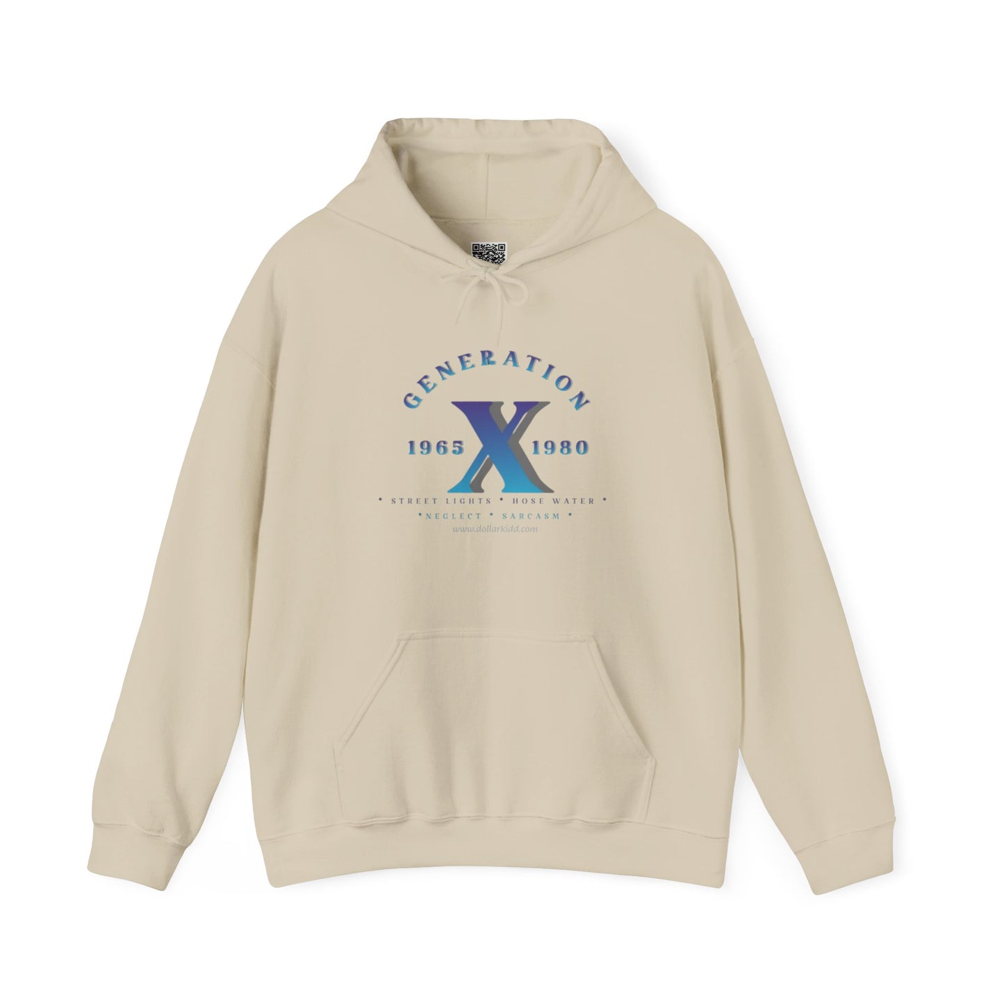 Gen X - 01 Blue Unisex Heavy Blend™ Hooded Sweatshirt