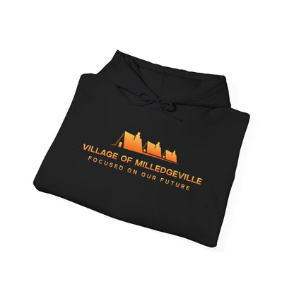 Focused on Our Future - Biker Back- Unisex Heavy Blend™ Hooded Sweatshirt
